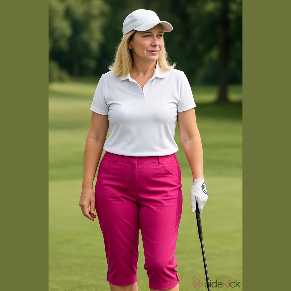 PGA Tour Essentials Woven 22" Golf Capri Pants Women's